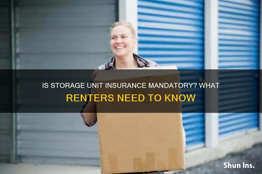 do you have to have insurance for a storage unit