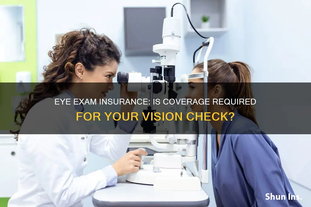 do you have to have insurance for an eye exam