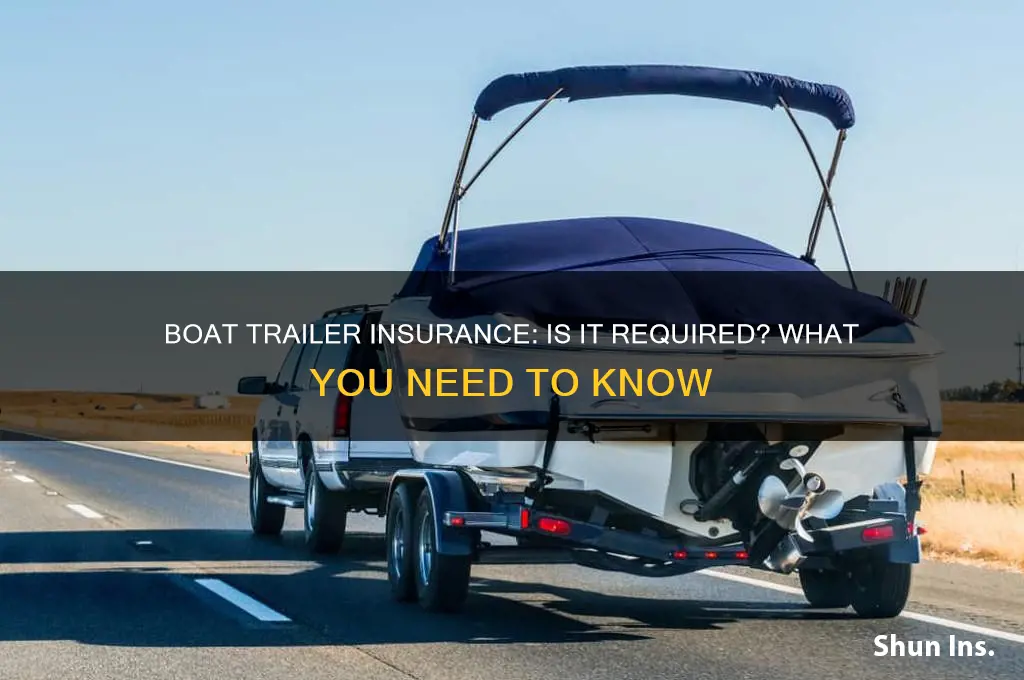 do you have to have insurance on a boat trailer