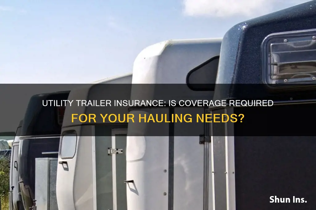 do you have to have insurance on a utility trailer
