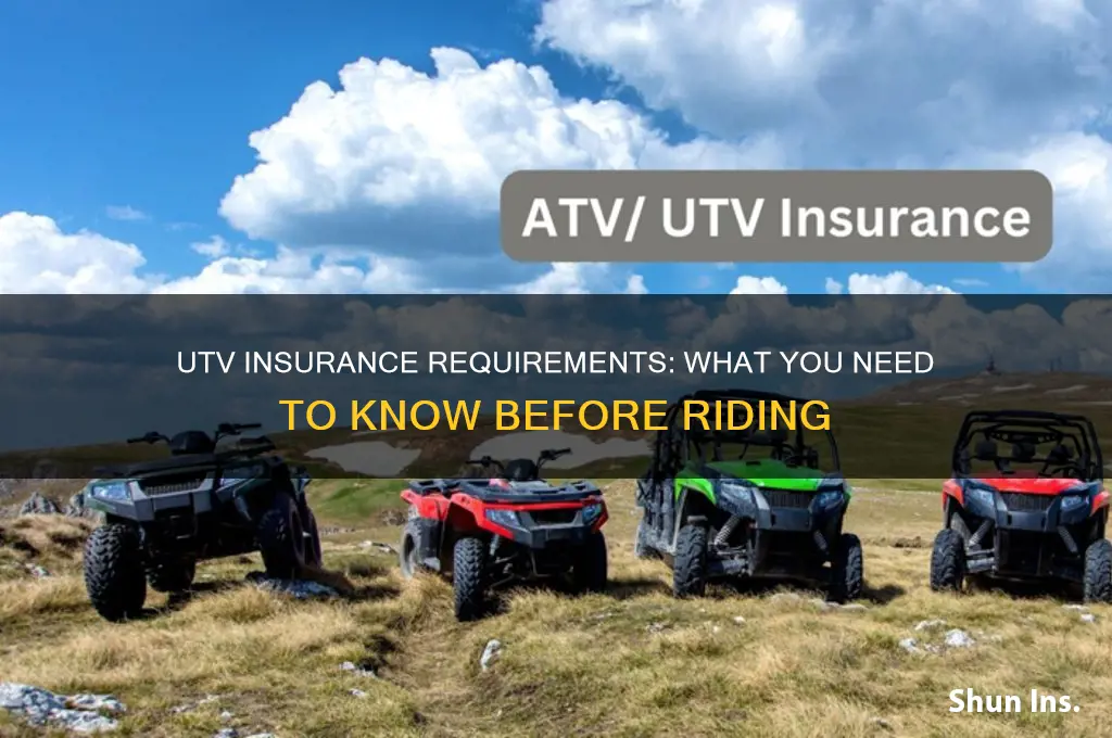 do you have to have insurance on a utv
