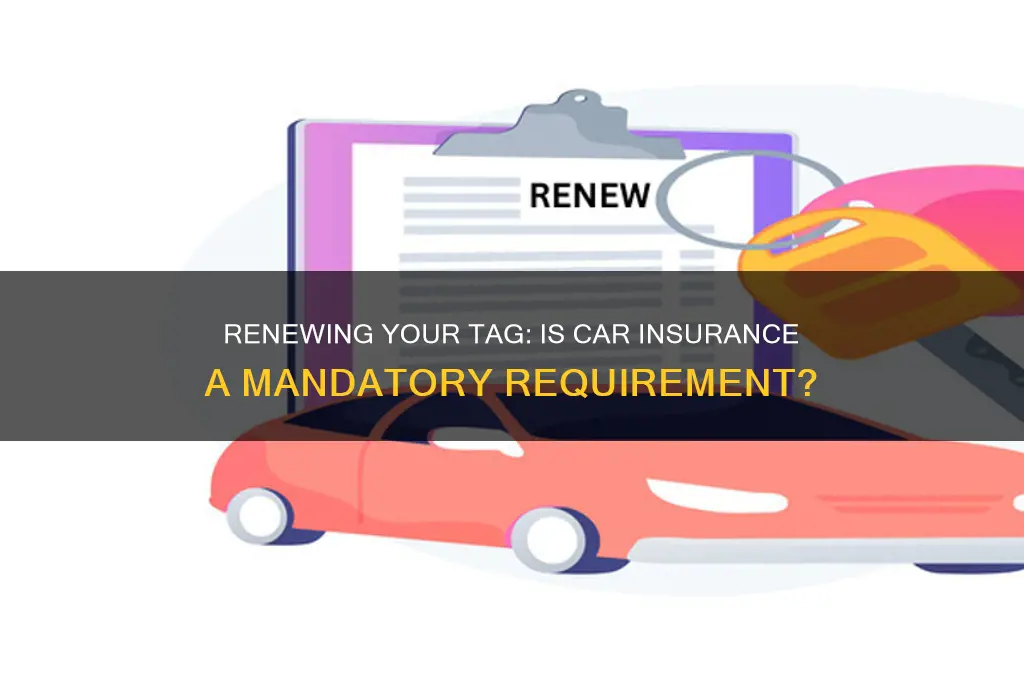 do you have to have insurance to renew your tag