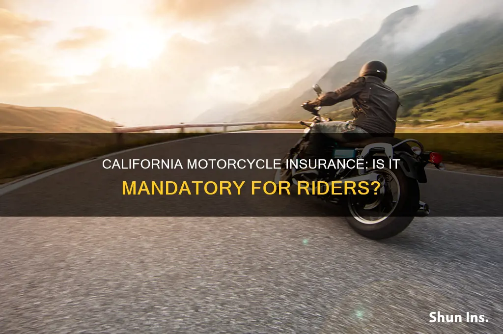 do you have to have motorcycle insurance in california