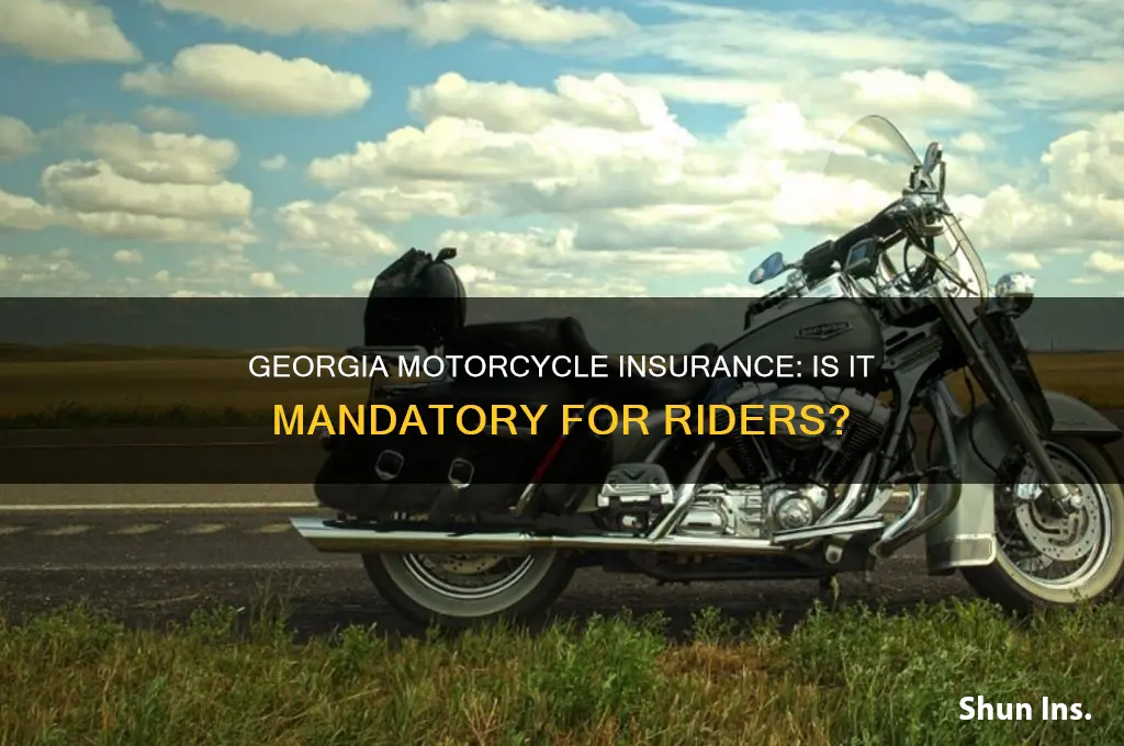 do you have to have motorcycle insurance in ga