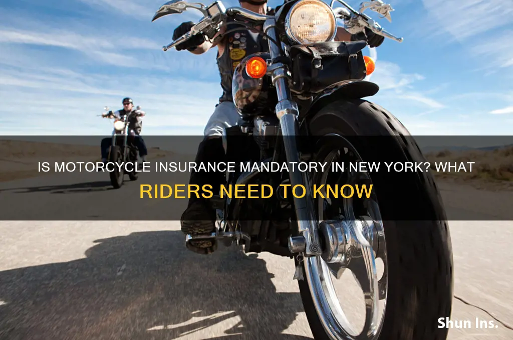 do you have to have motorcycle insurance in new york