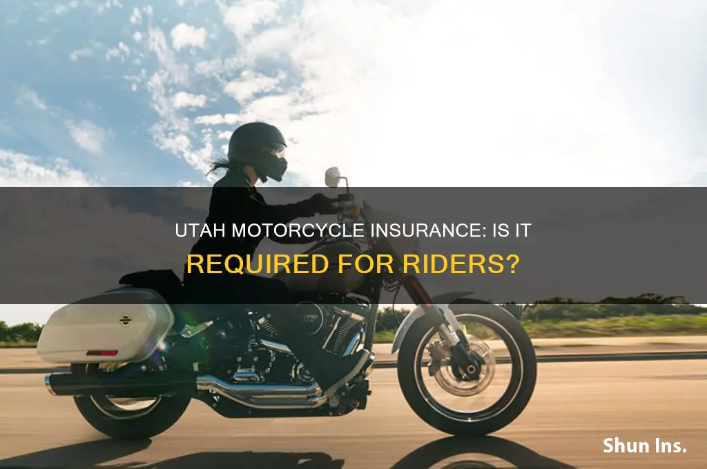 do you have to have motorcycle insurance in utah