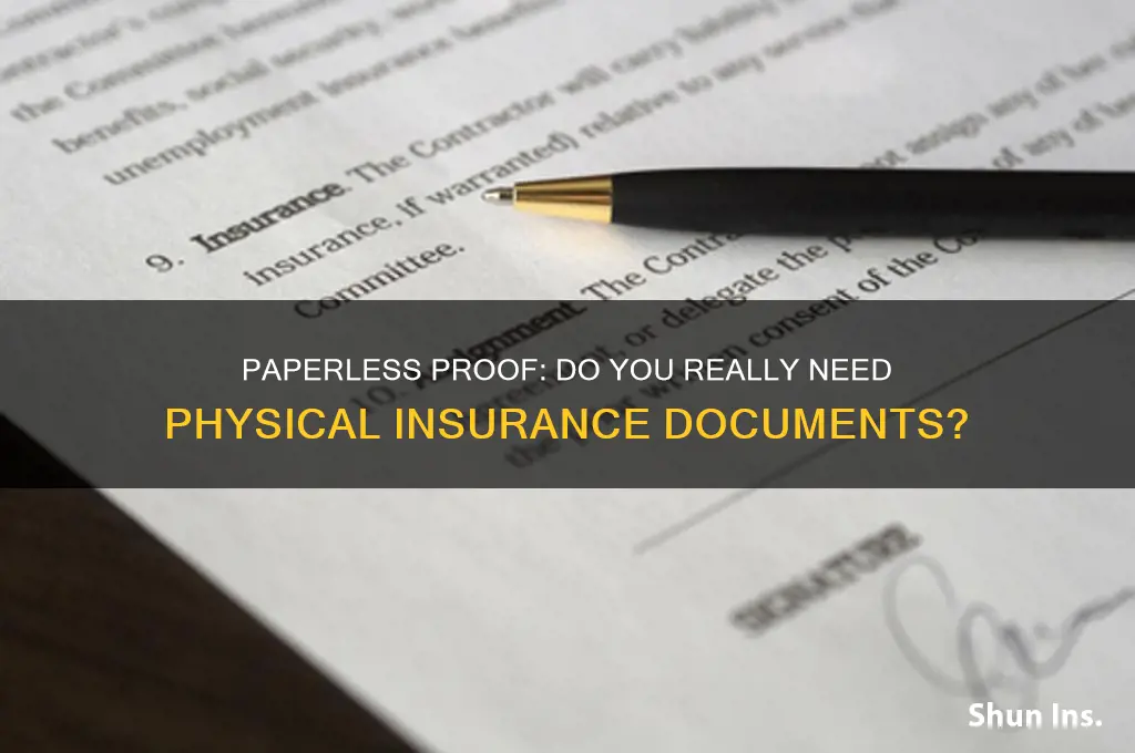 do you have to have paper insurance