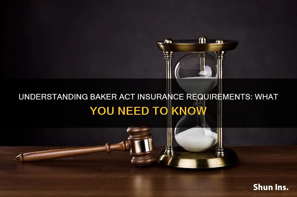 do you have to insurance for a baker act