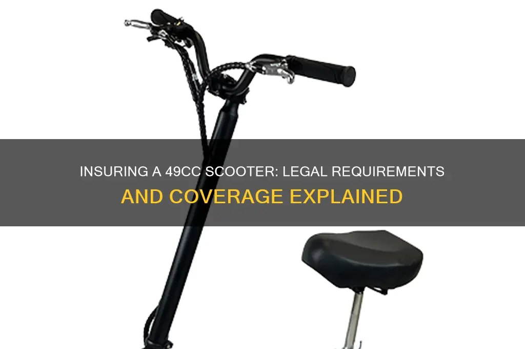 do you have to insure a 49cc scooter