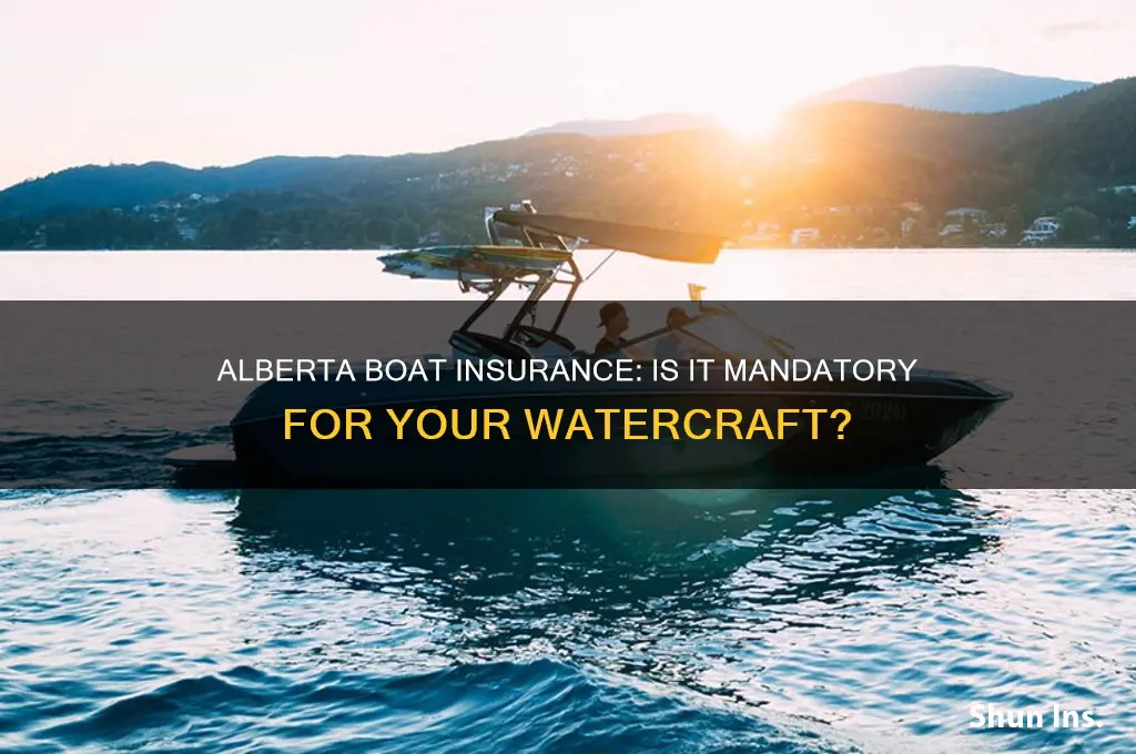 do you have to insure a boat in alberta