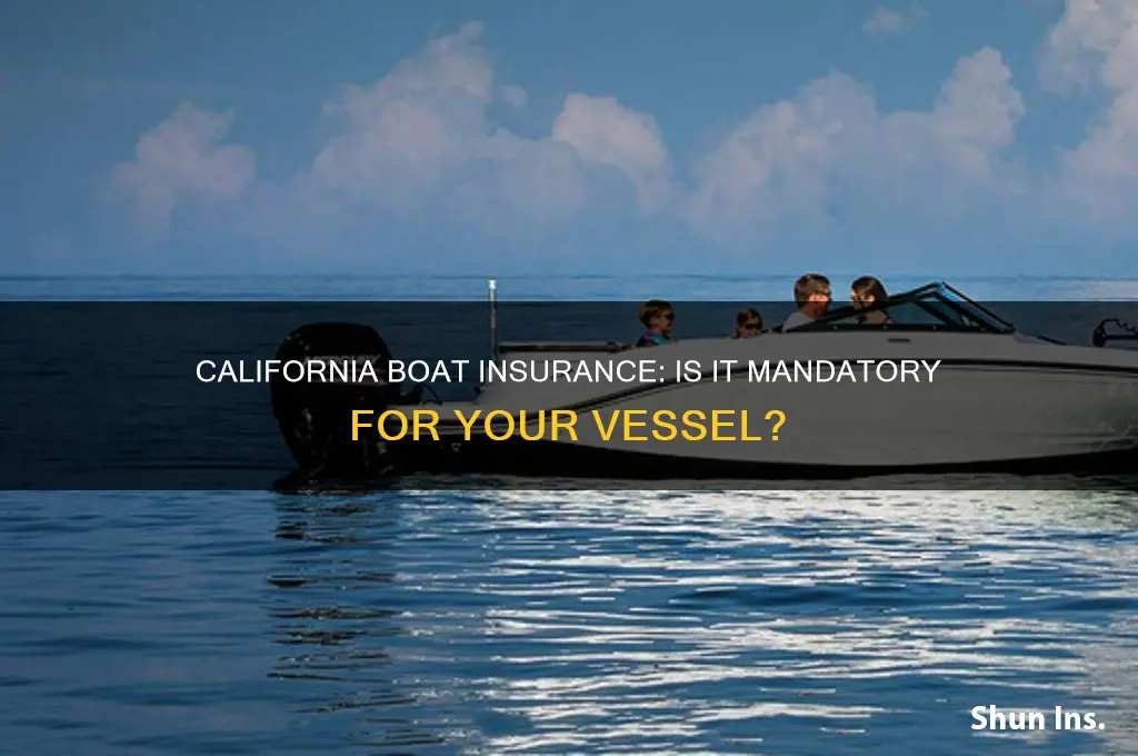 do you have to insure a boat in california