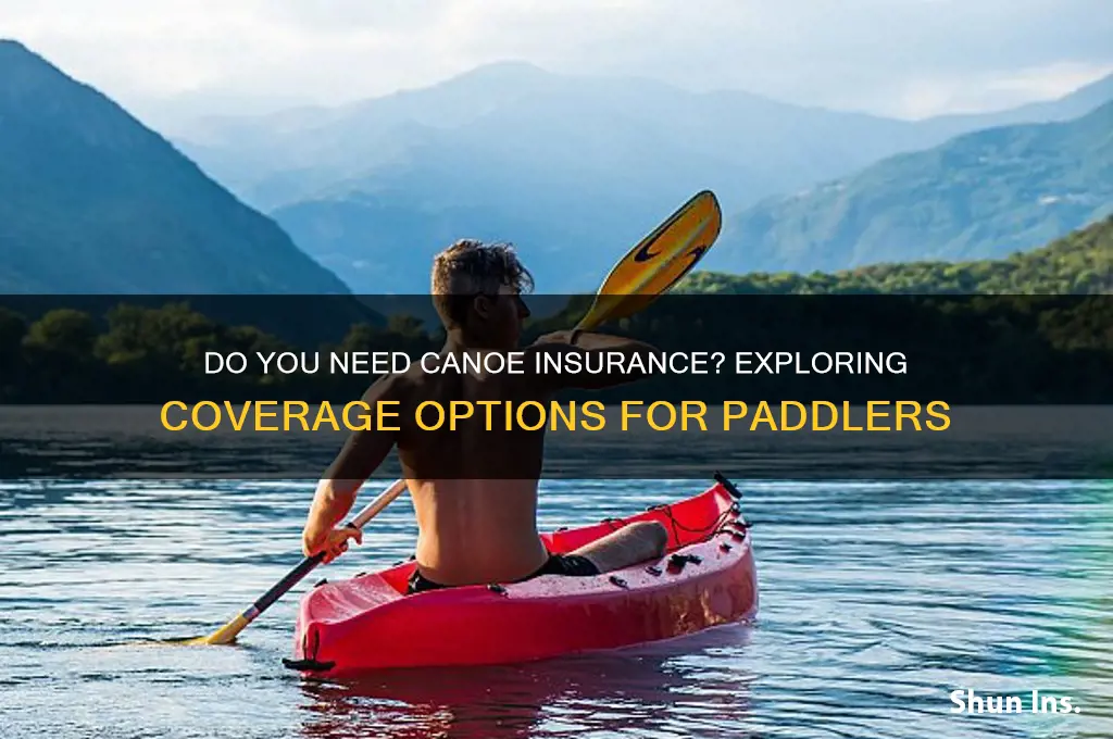 do you have to insure a canoe