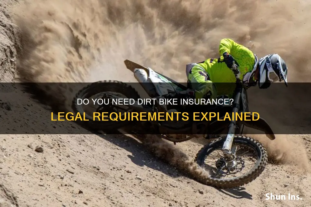 do you have to insure a dirtbike