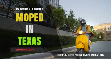 Texas Moped Insurance: Is It Required by Law?
