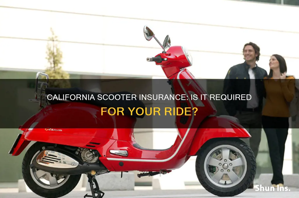 do you have to insure a scooter in california