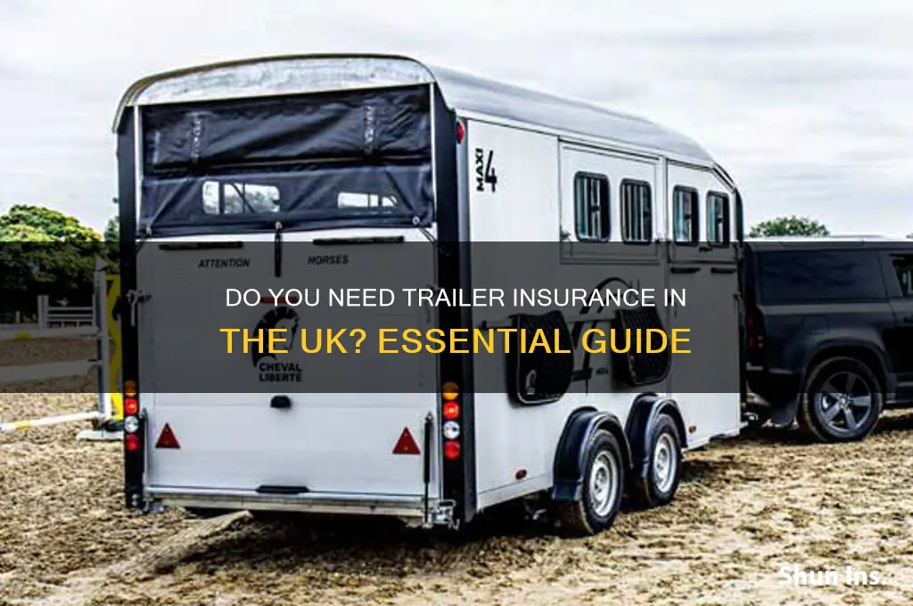 do you have to insure a trailer in the uk