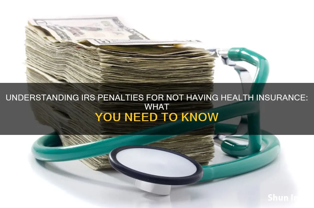 do you have to irs for not having health insurance