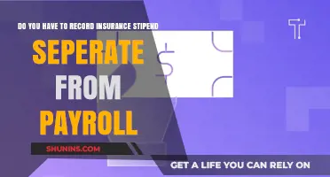Insurance Stipend: Separate Recording Required from Payroll? Key Insights