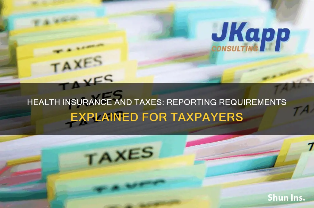 do you have to report health insurance on taxes