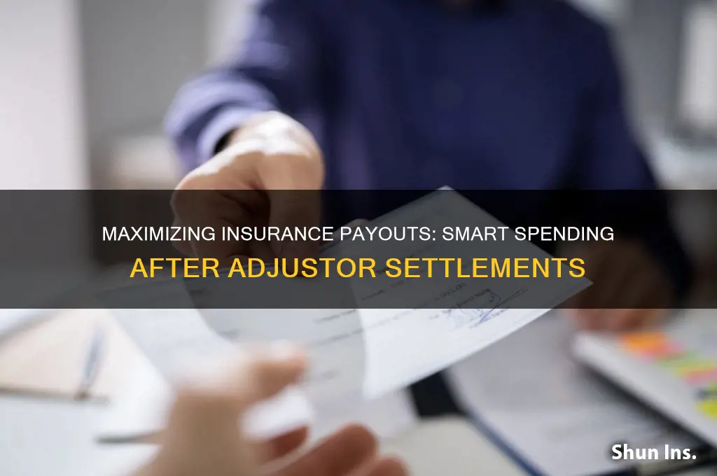 do you have to spend everything insurance adjustor gives you