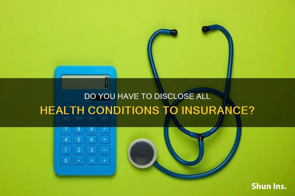 do you have to tell health insurance