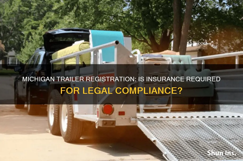 do you insurance to register a trailer in michigan