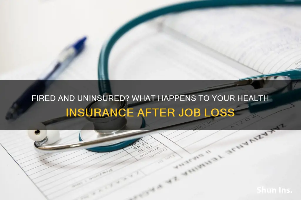do you lose health insurance if fired