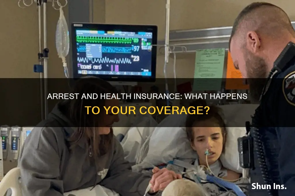 do you lose health insurance when arrested