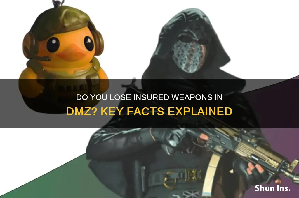 do you lose insured weapons in dmz