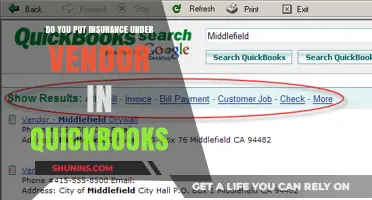 QuickBooks Vendor Setup: Should Insurance Expenses Be Categorized Under Vendors?