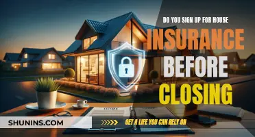 Home Insurance: Pre-Closing Sign-Up