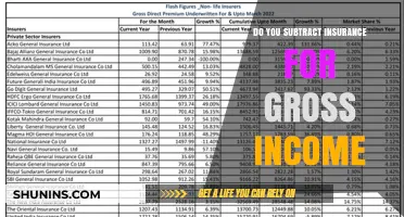 Subtracting Insurance Premiums: Impact on Gross Income Calculation Explained