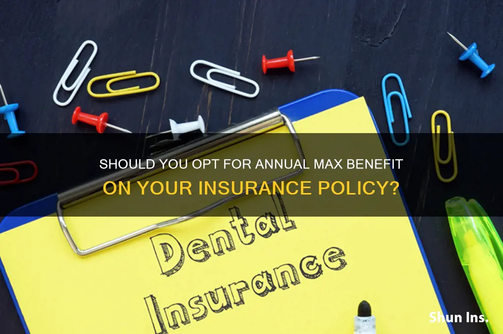 do you want annual max benefit on insurance