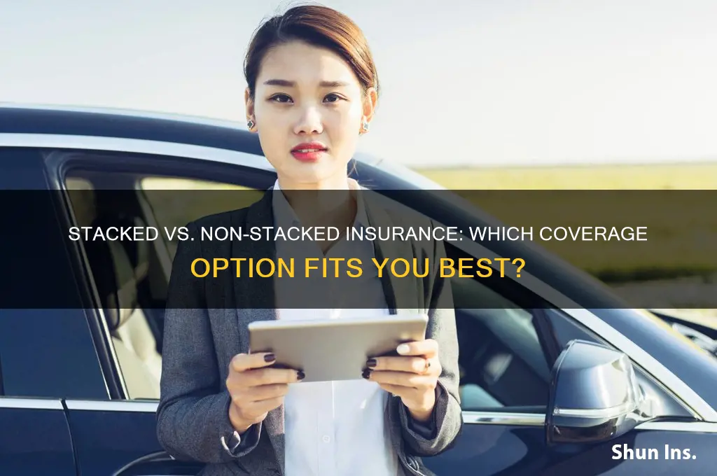 do you want stacked or non stacked insurance