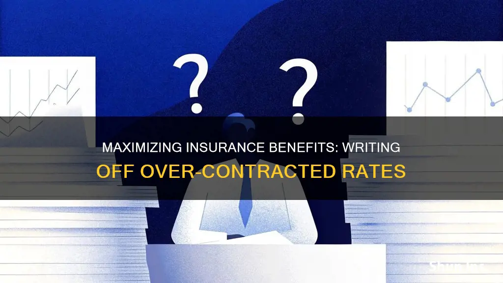 do you write off amounts over contracted rates with insurance