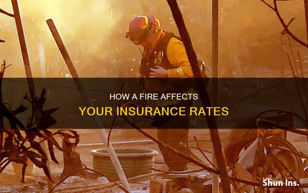 do your insurance rates go up after a fire