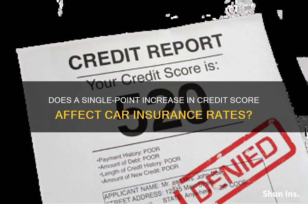 does 1 point increase insurance