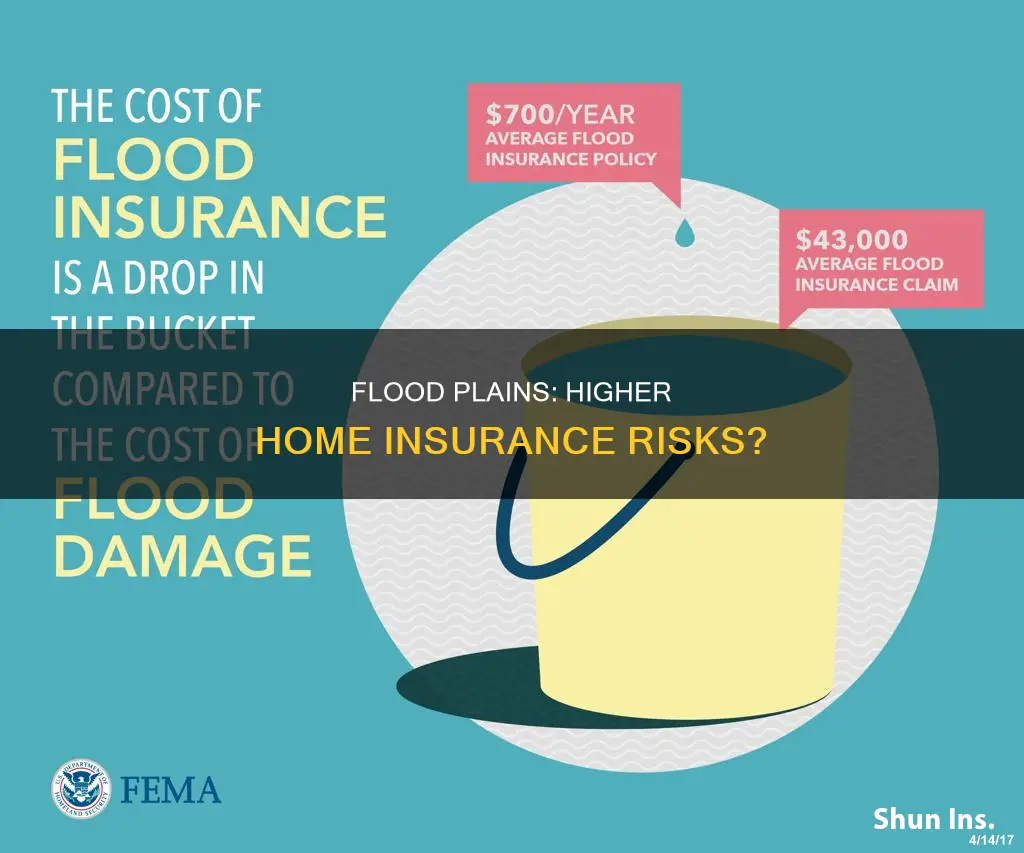 does 100 yr flood plain mean higher homeowners insurance