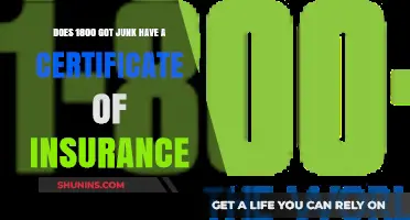 Does 1800 Got Junk Provide a Certificate of Insurance?