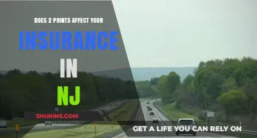 How Two Points Affect Your Insurance in New Jersey