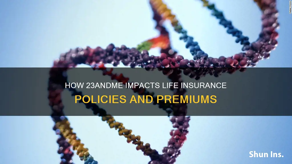 does 23andme affect life insurance