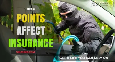 Insurance Rates: Impact of Four Points