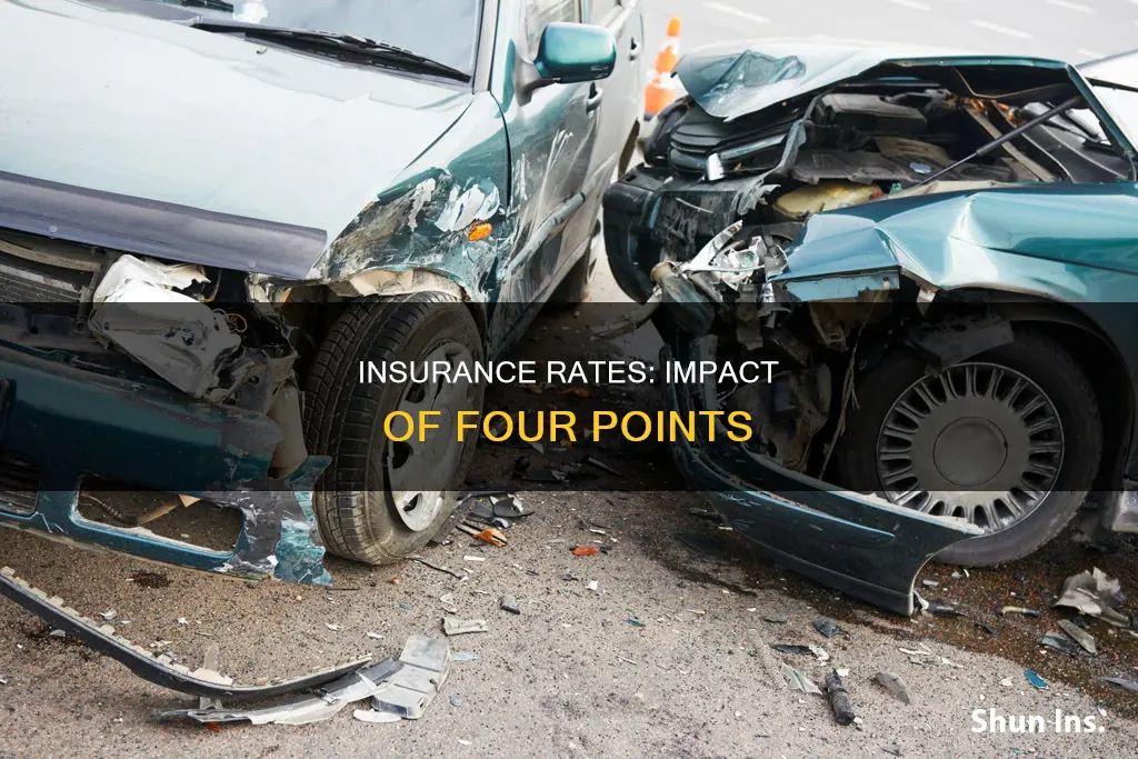 does 4 points affect insurance