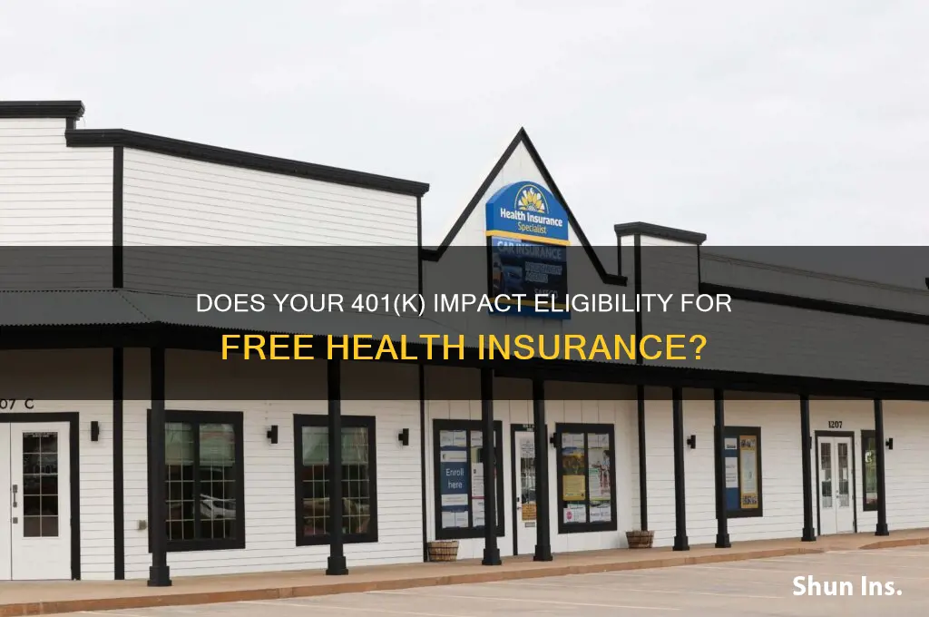 does 401k count against free health insurance