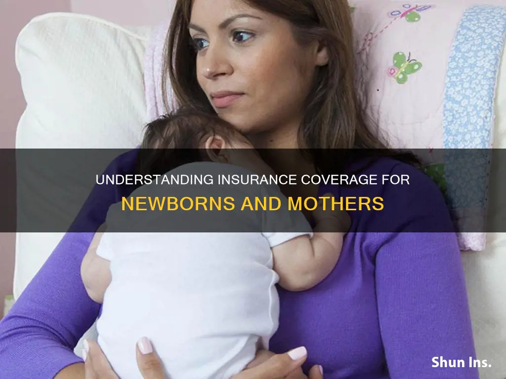 does a baby automatically go on mother insurance