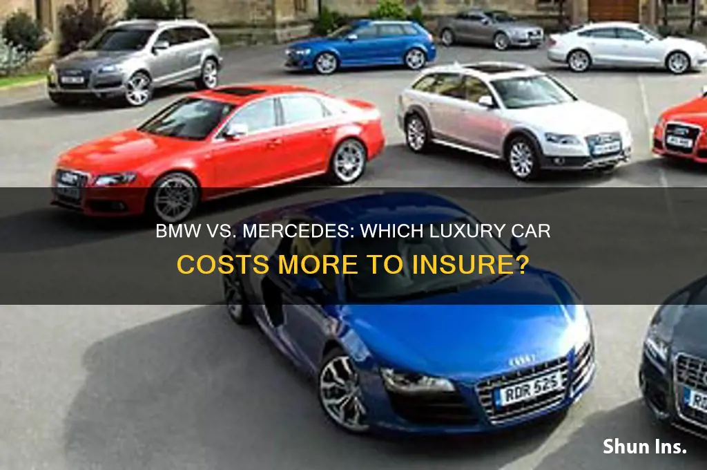 does a bmw or mercedes ost more to insure