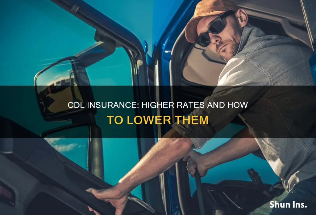 does a cdl affect your insurance