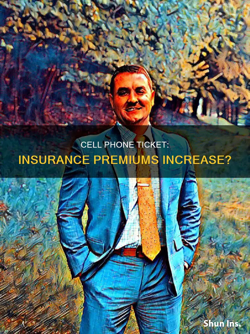 does a cell phone ticket make your insurance go up