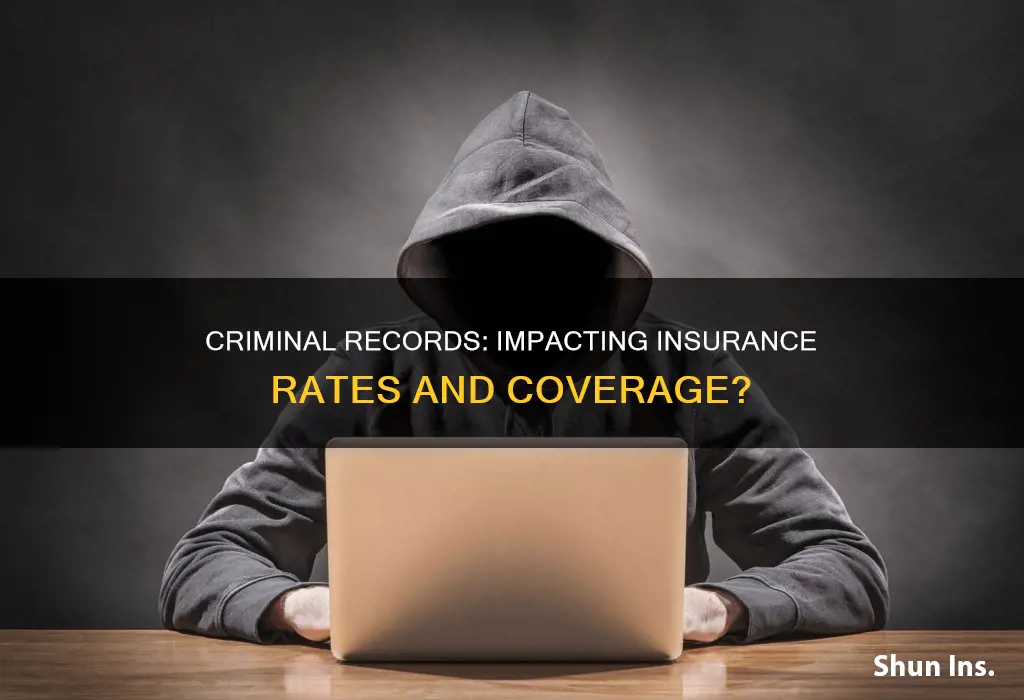 does a criminal record affect insurance