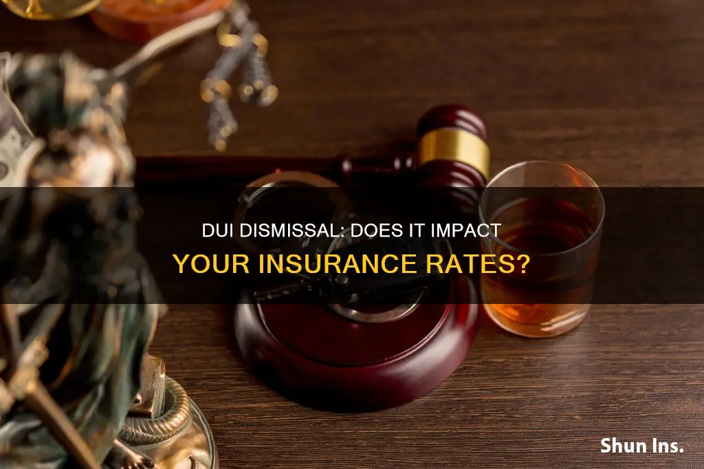 does a dismissed dui affect insurance
